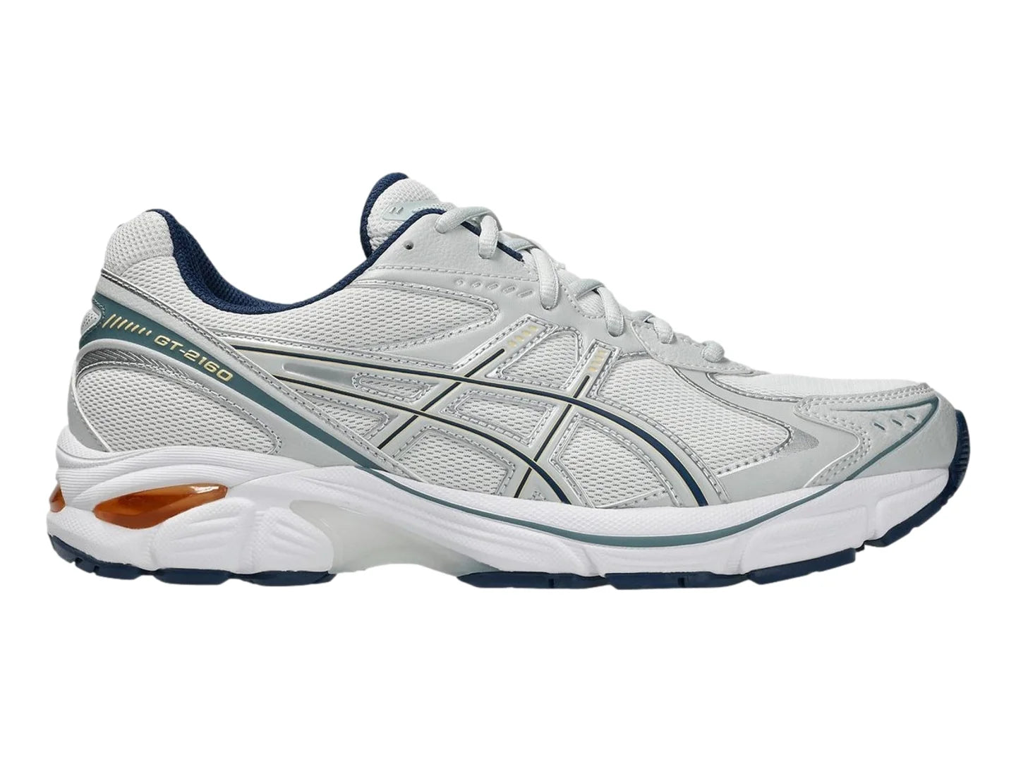 Tenis ASICS GT 2160 Blanco y Gris para Mujer