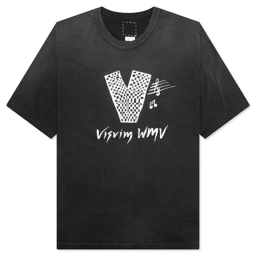 Jumbo Tee S S Crash Visvim Black