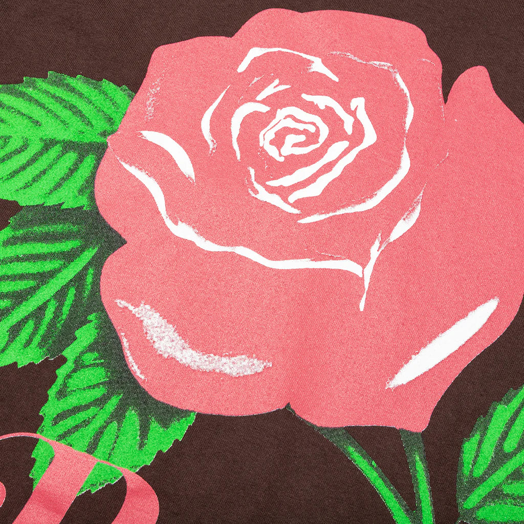 Flower Love S S Tee Chocolate