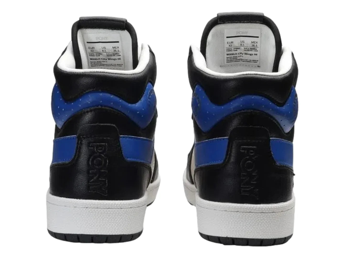 Tenis PONY City Wings Hi Super Sonic Negro para Hombre