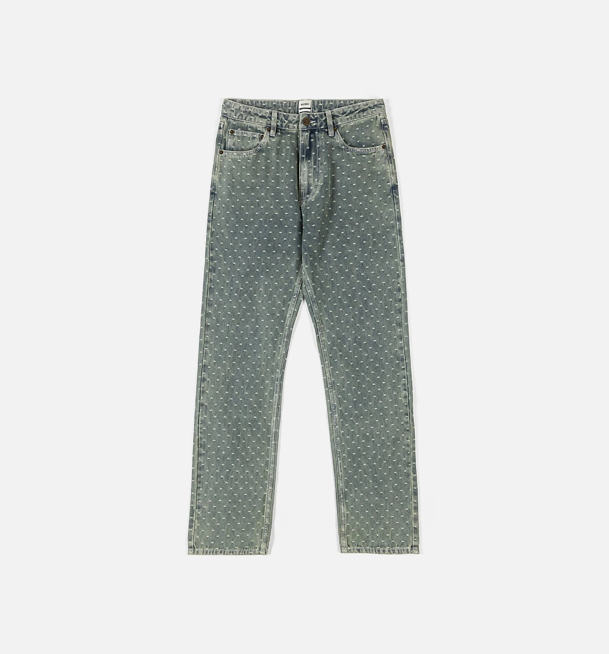 Dobby Mens Pant Blue