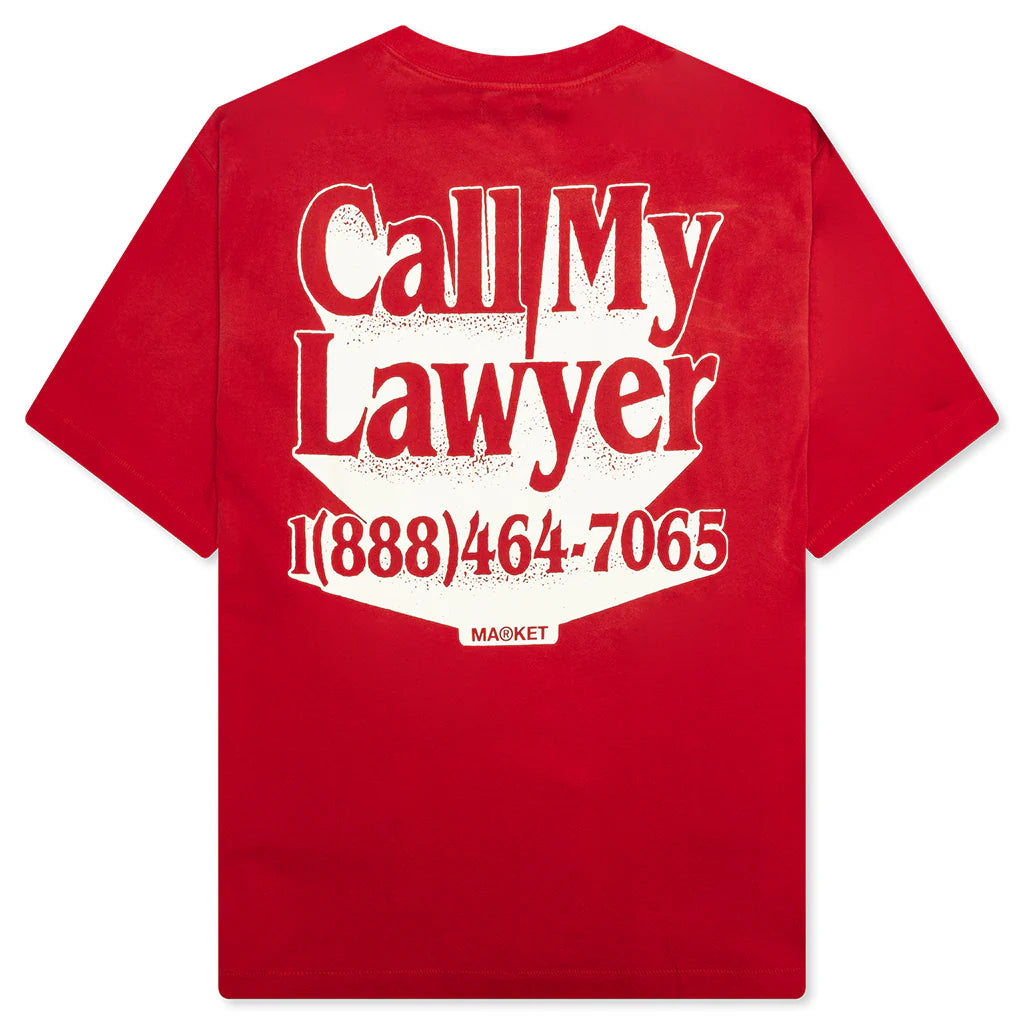 Call My Lawyer 3D T Shirt Candy Red