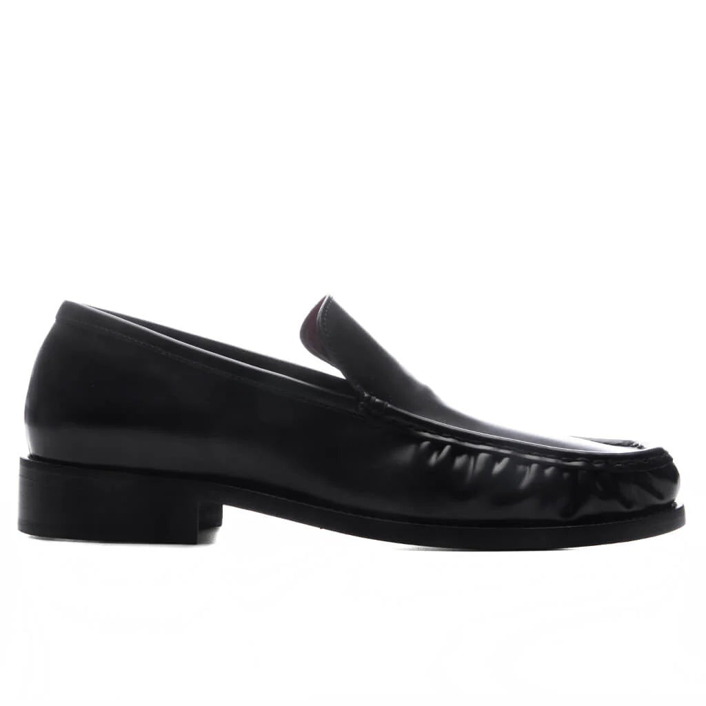Leather Loafers Black