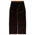 Cotton Velvet Trousers Wenge