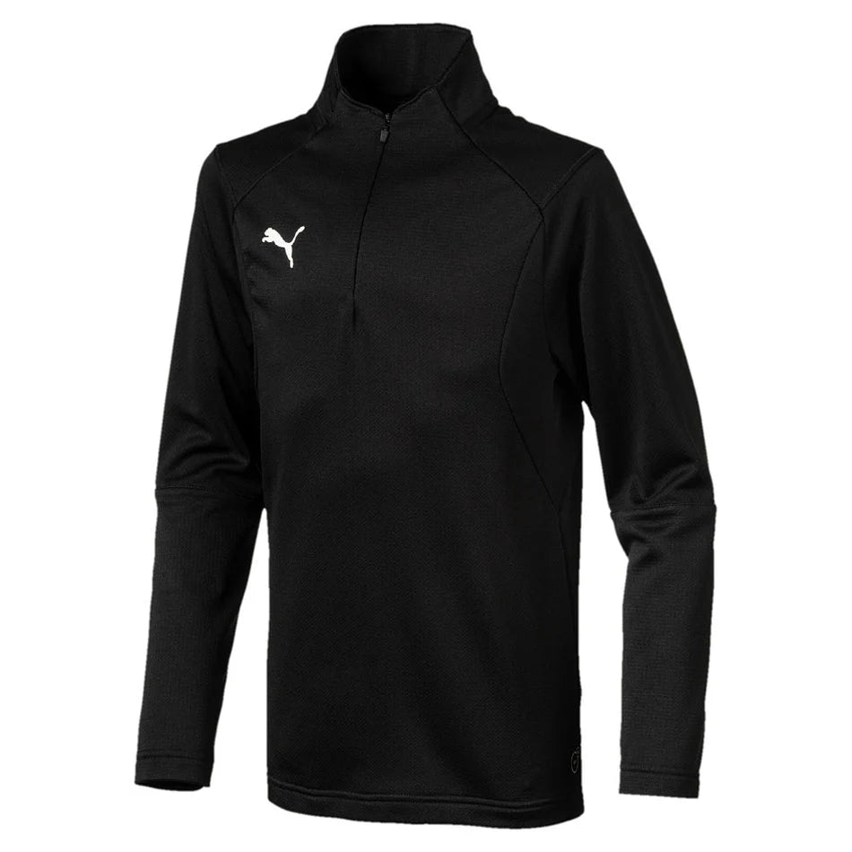 PUMA Youth Liga Training 1 4 ZiP Jacket Black