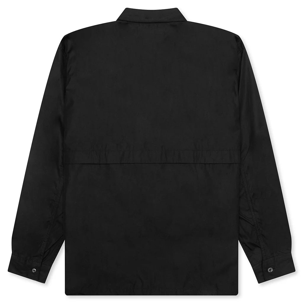 Drawstring L S Shirt Black
