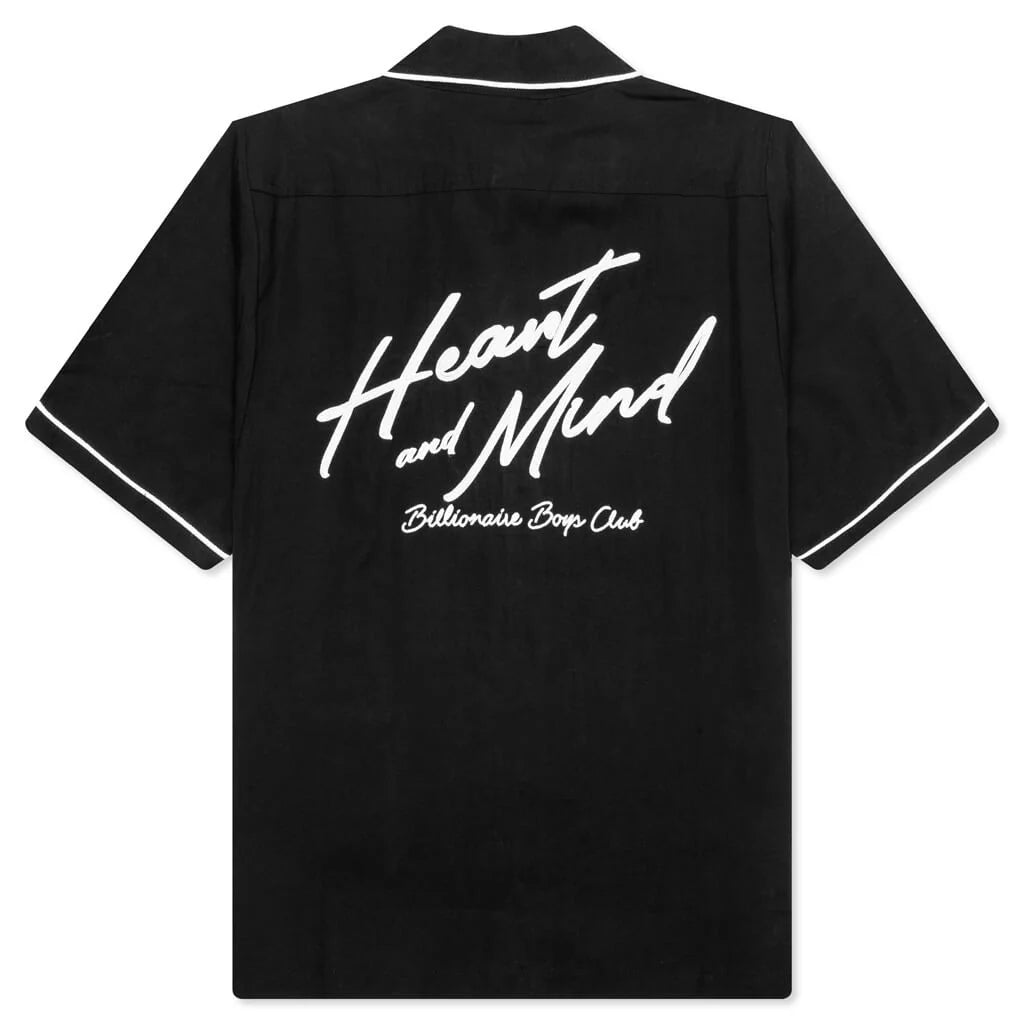Mind Your Heart S S Woven Black