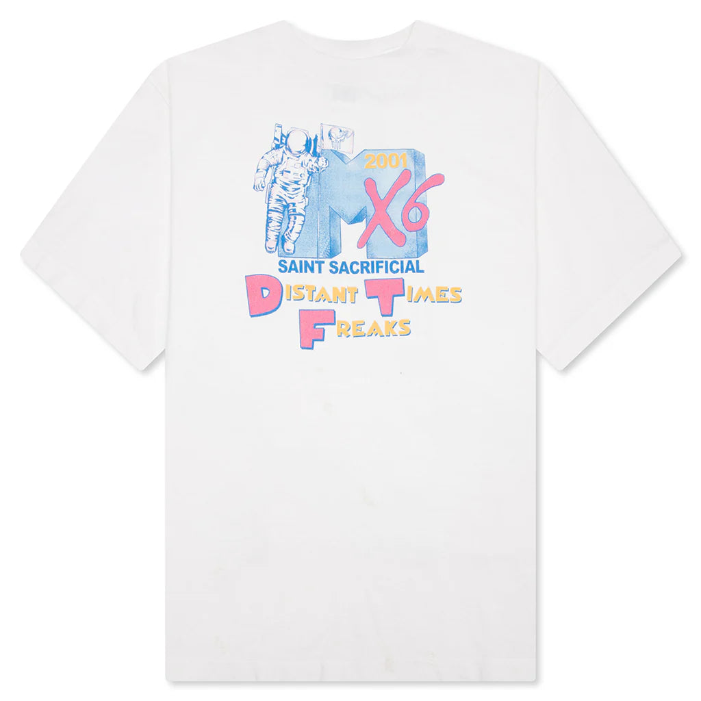 Saint Michael x Sean Wotherspoon Astro Distant Times Freaks T Shirt White