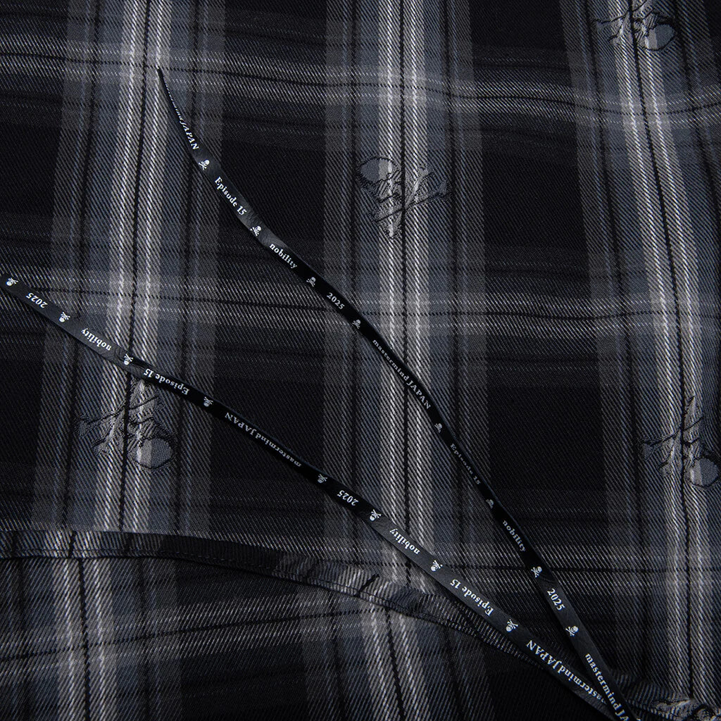 Plaid Flannel Shirt Black