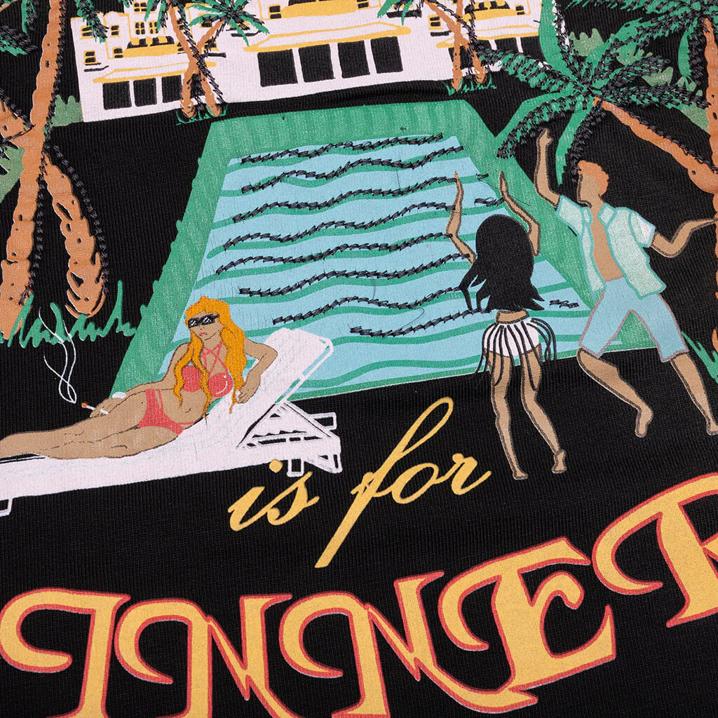 Sinners Oversized Tee Black