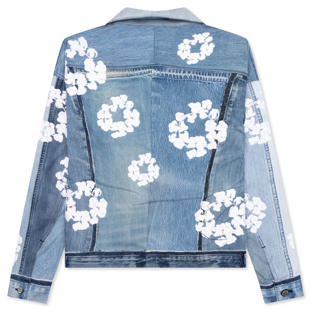 Readymade x Denim Tears CTN Wreath Track Jacket Blue
