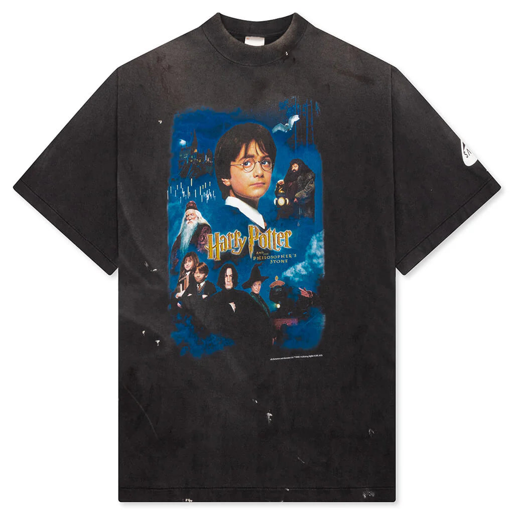 Saint M6 x Harry Potter Philosophers Stone S S Tee Black