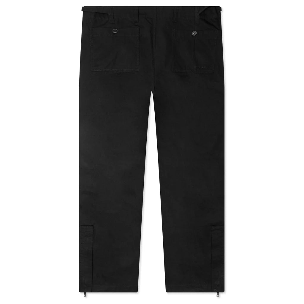 Cotton Cargo Pants Black