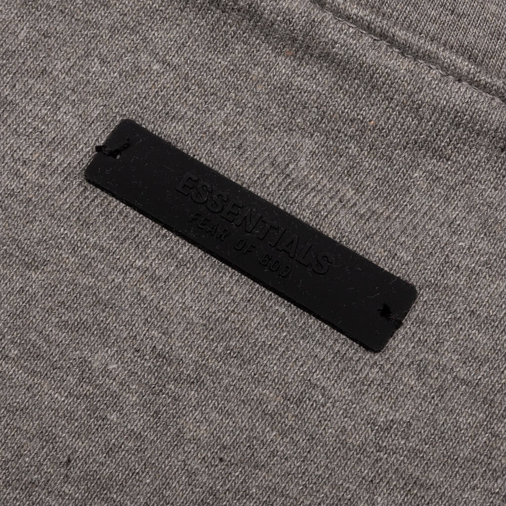 Kids Heavy Crewneck Tee Heather Gray