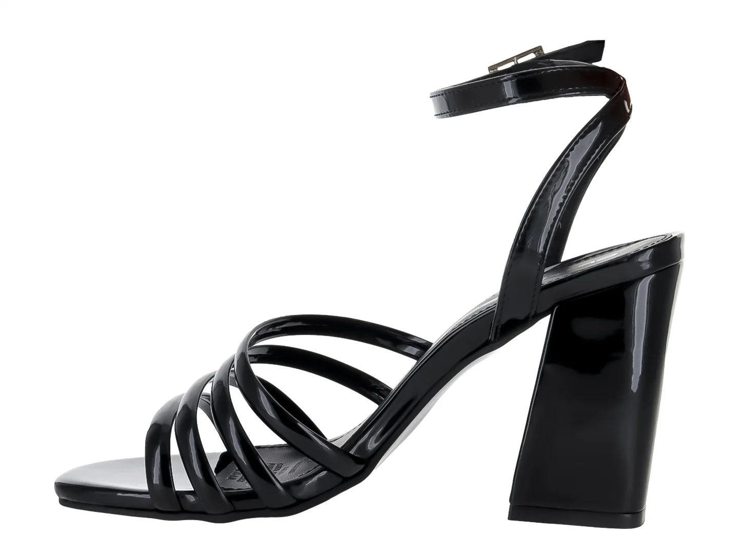 Sandalias Clasben Negro Charol para Mujer