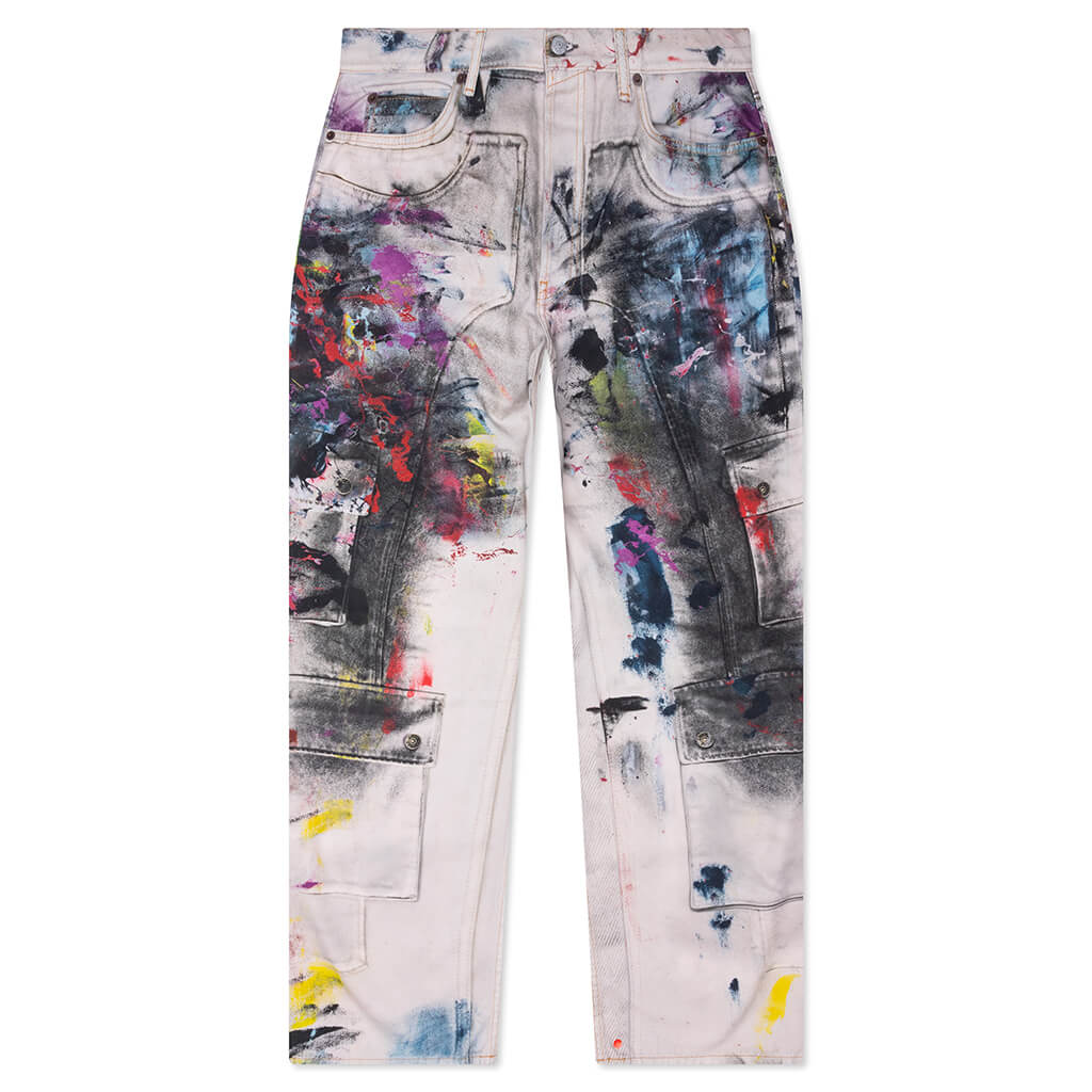 1981 Baggy Fit Jeans White Multi