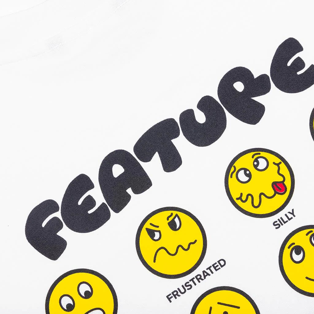 Mood Meter Tee White