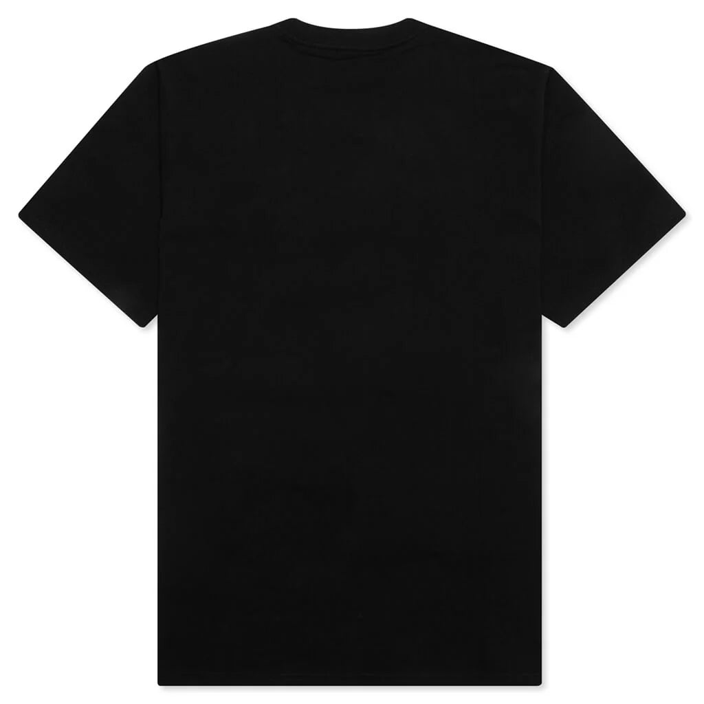 Script S S T Shirt Black White