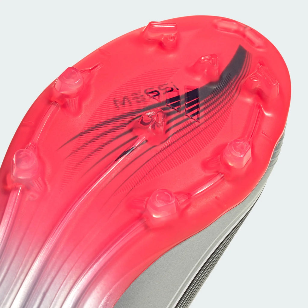 adidas F50 Messi Elite Firm Ground Soccer Cleats Youth White Red Silver