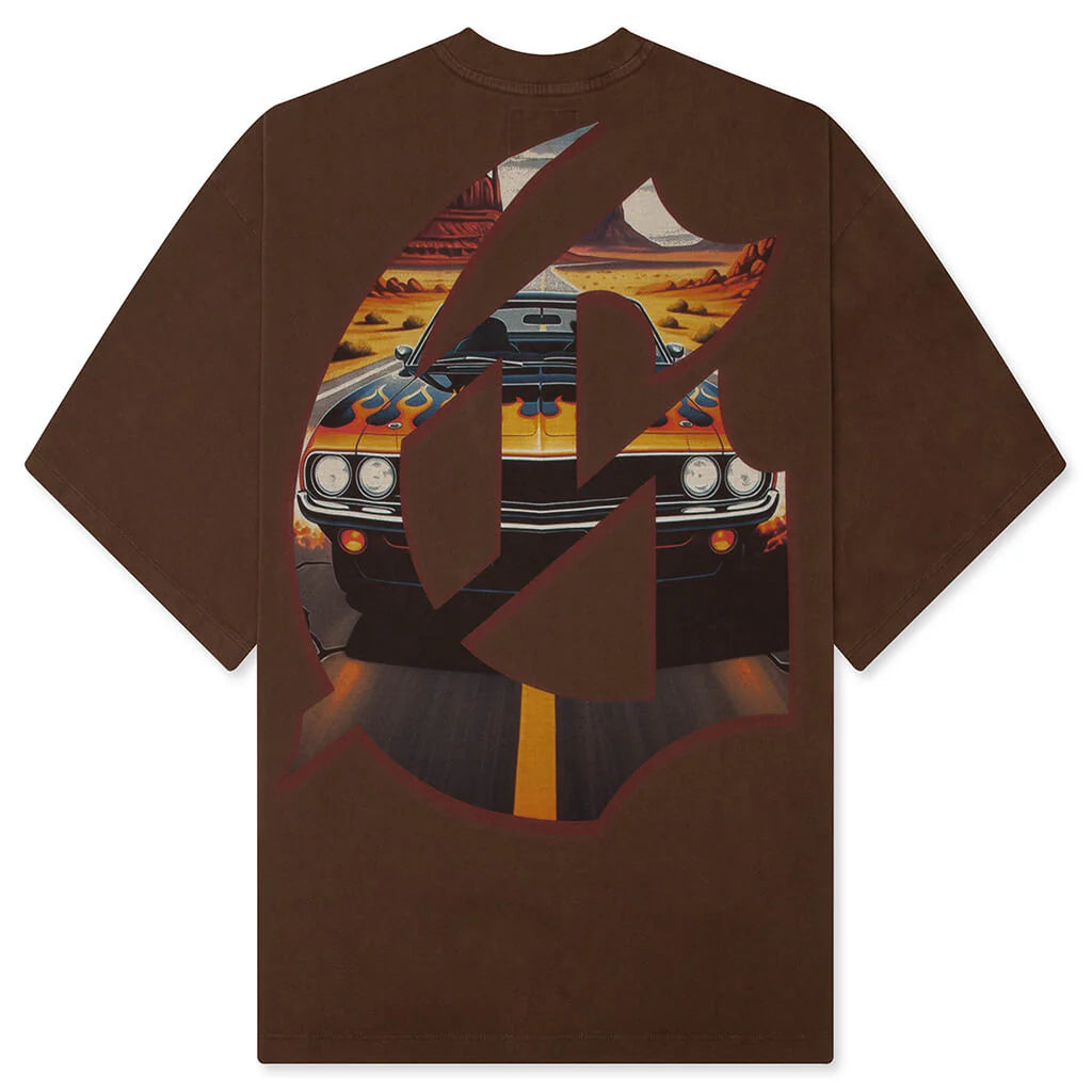 On the Run II T Shirt Brown
