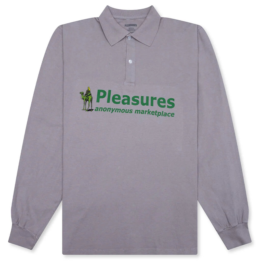 Exchange Polo Long Sleeve Grey