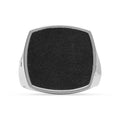 Flush Black Onyx 925 Sterling Silver