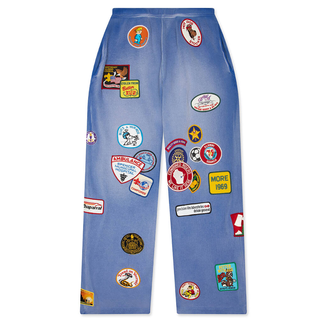 Gentlemens Waffle Sweatpant Blue