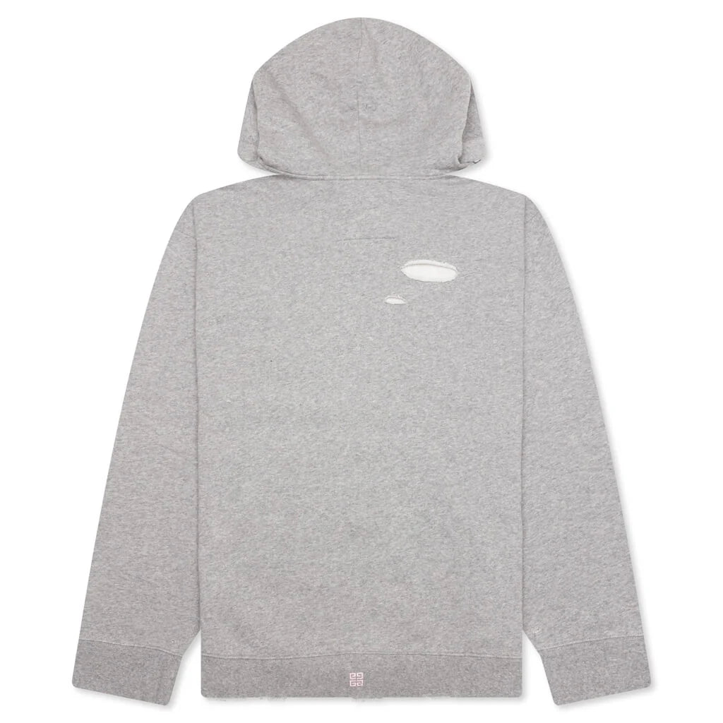 Studio Destroyed Hoodie Heather Grey
