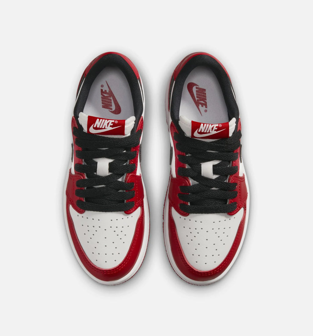 Air Jordan 1 Retro Low OG Chicago Infant Toddler Lifestyle Shoe Varsity Red Black Summit White