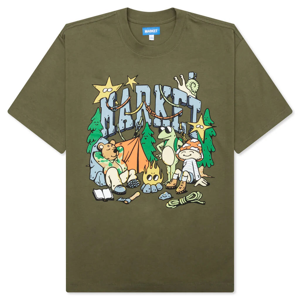 Backcountry Buds T Shirt Kelp