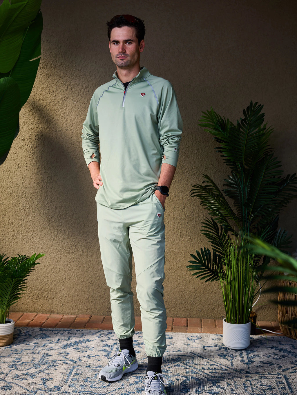 Heartbreak Mens Hampton Quarter Zip