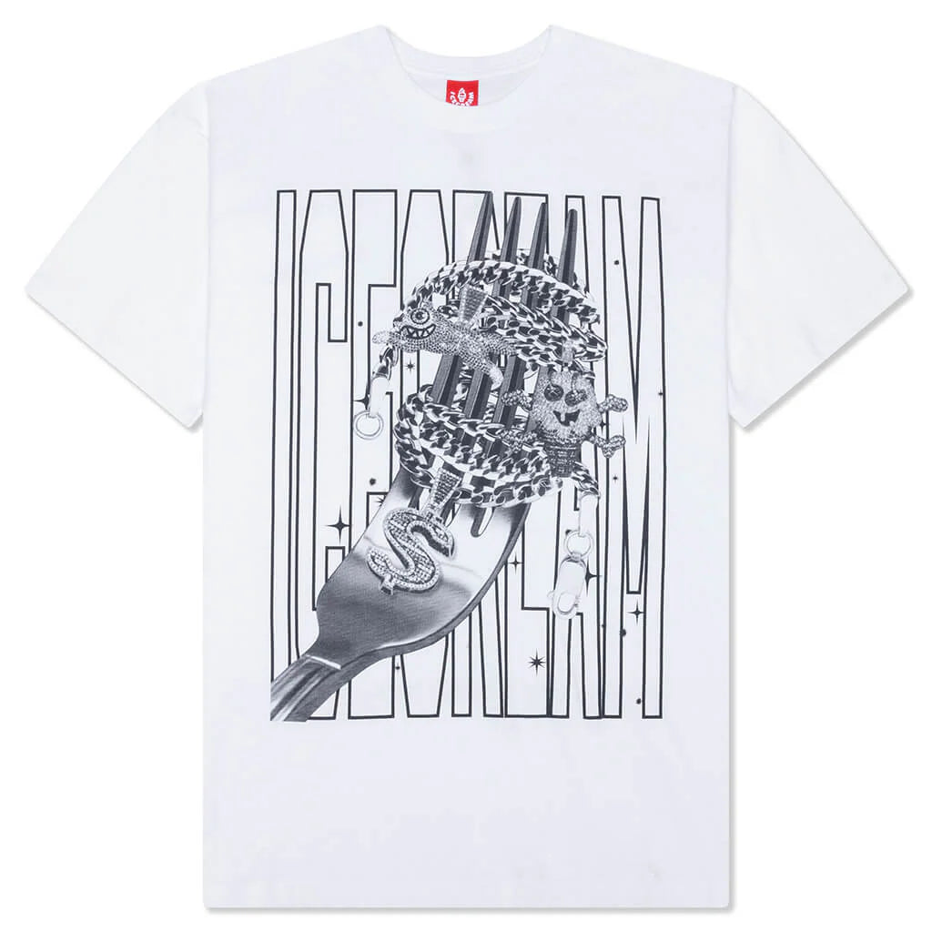 Pasta S S Tee White
