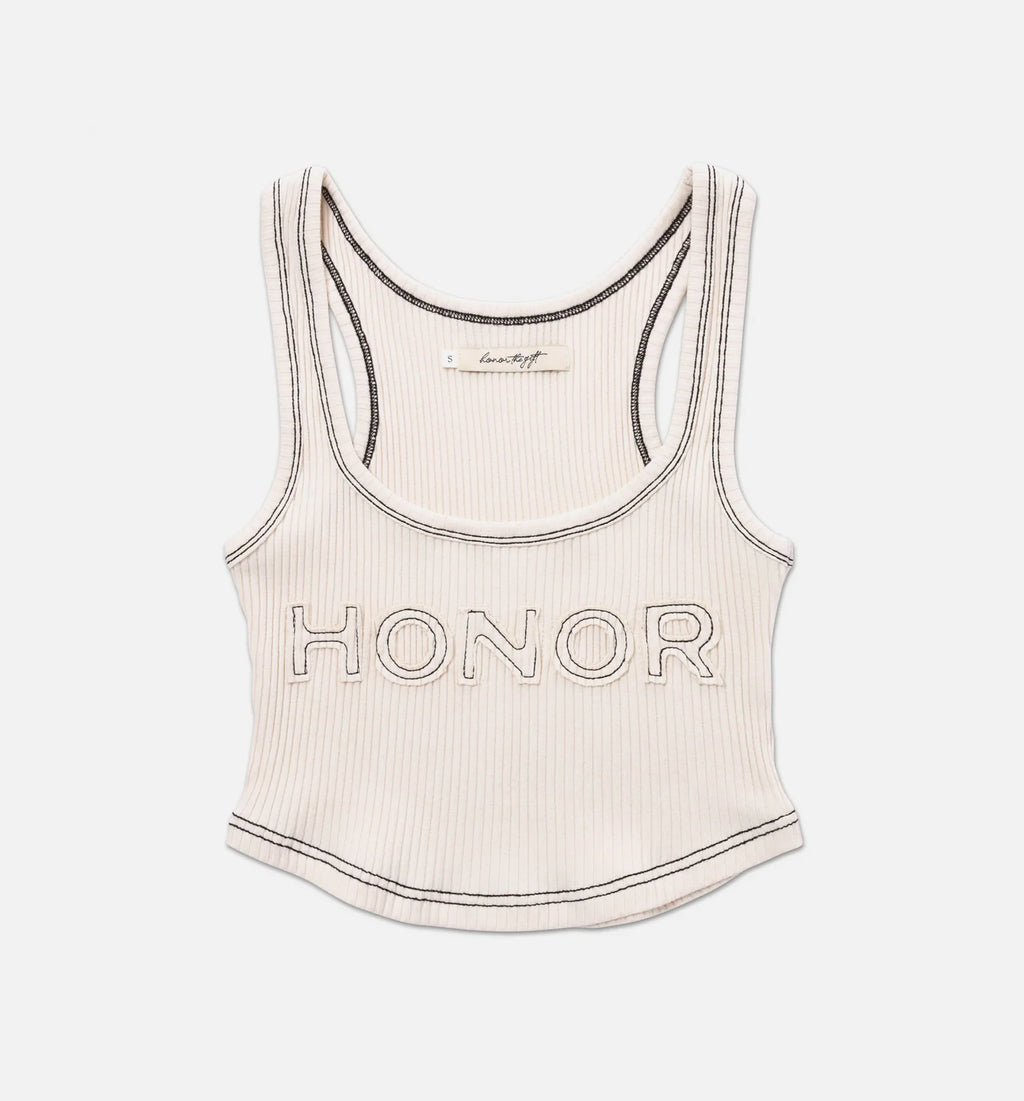 Charm Womens Tank Top White