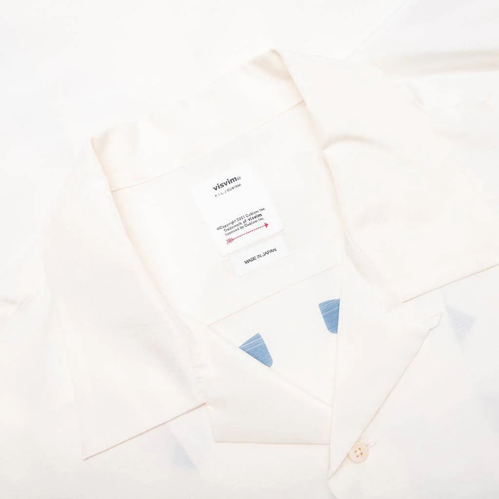 Crosby S S Silk Shirt White