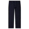 Slim Fit Formal Wool and Mohair Pants Night Blue