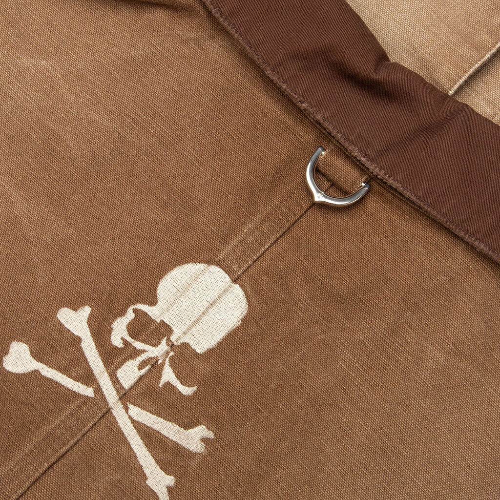 Utility Denim Jacket Dark Brown