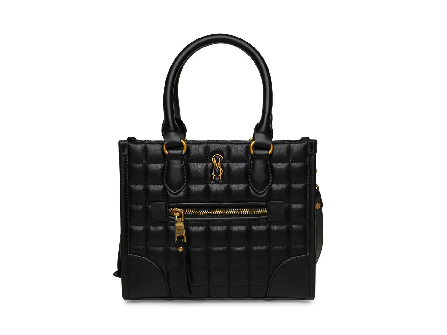 Bolsa Steve Madden Bmassi Negro Dorado para Mujer