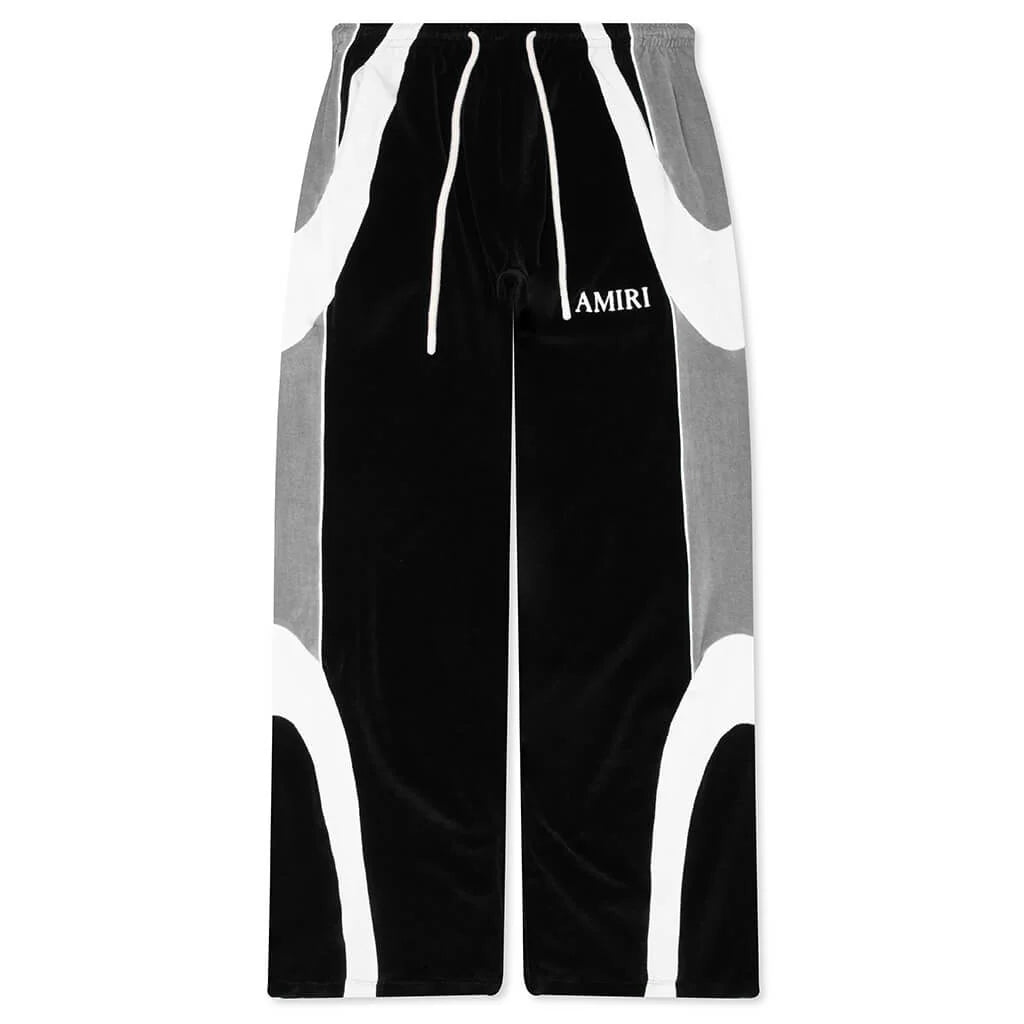 Oversized Panel Track Pant Black