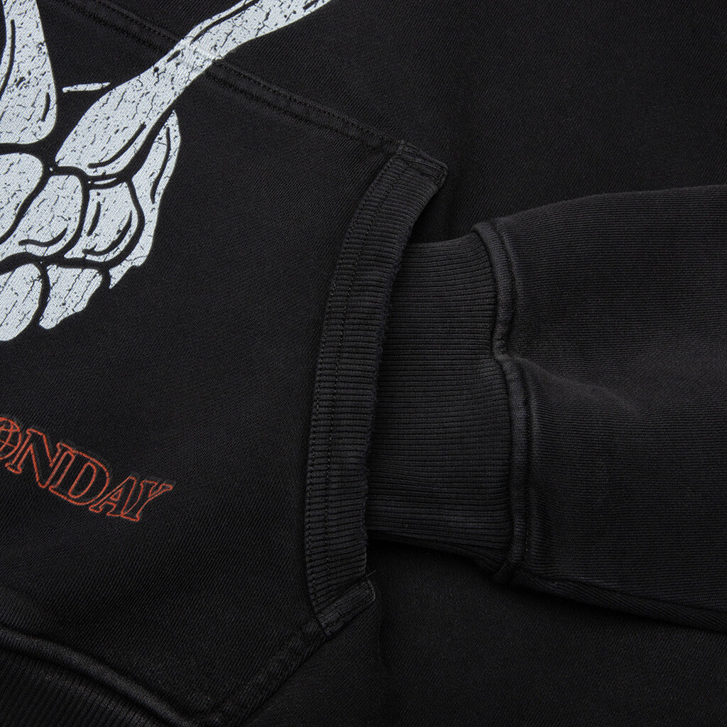 Midnight Snack Hoodie Vintage Black