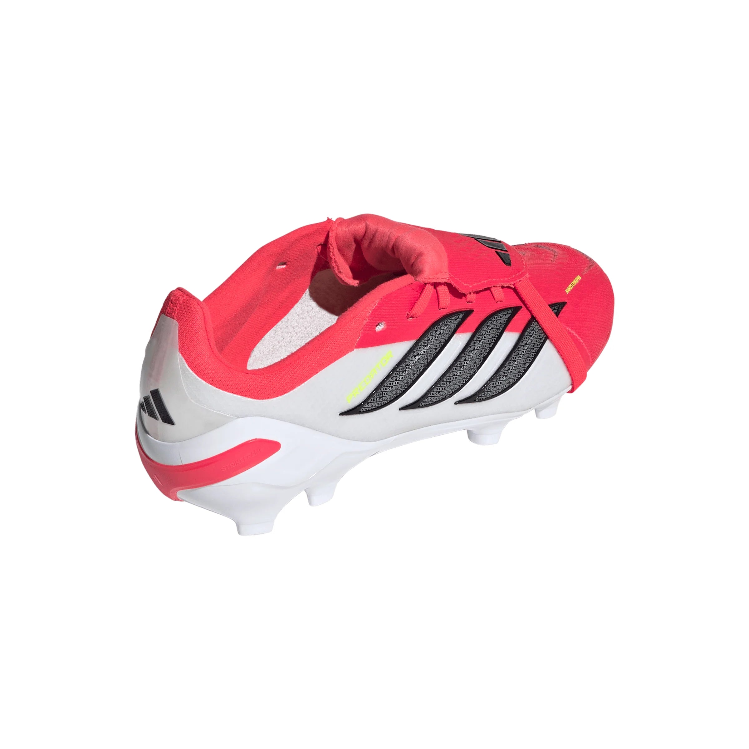 adidas Predator Elite Fold Over Tongue FG Firm Ground Youth Soccer Cleats Red Black White