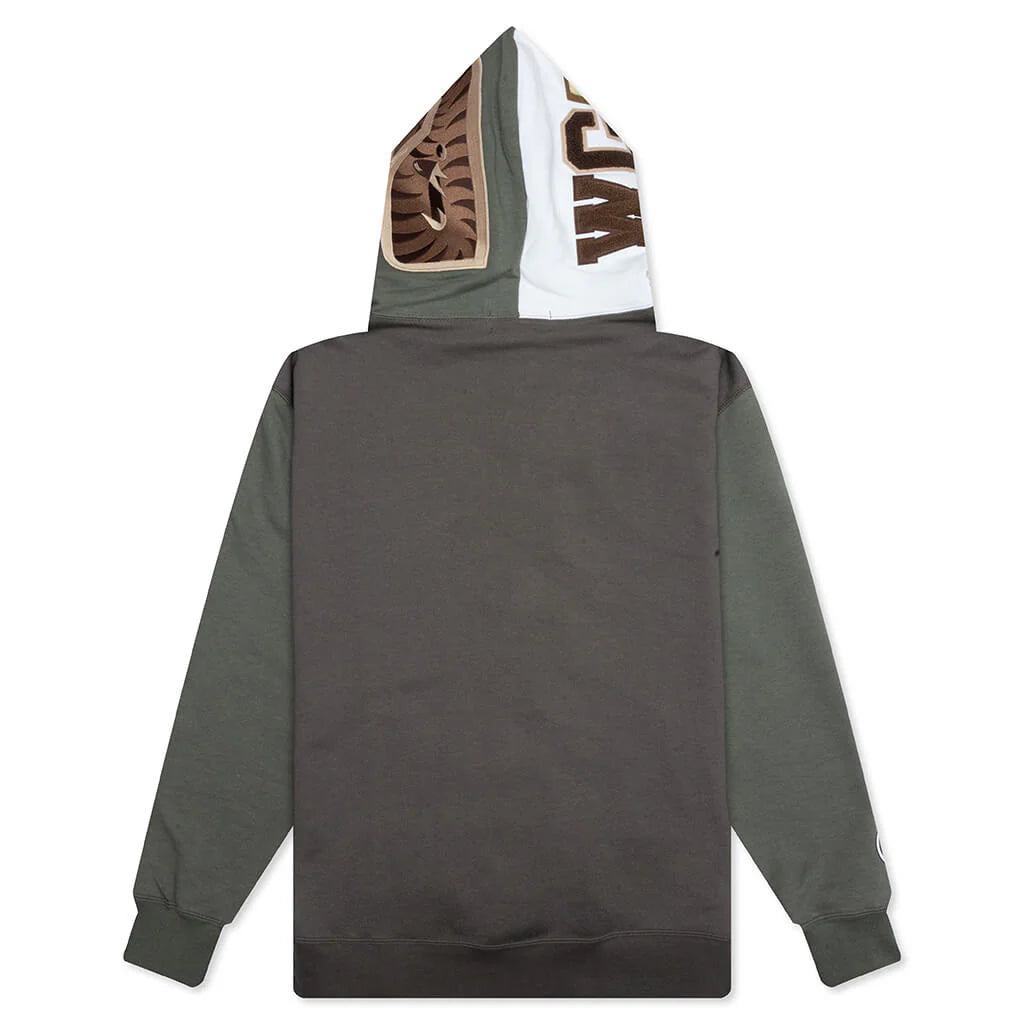 Shark Full Zip Hoodie 2 Olive Drab