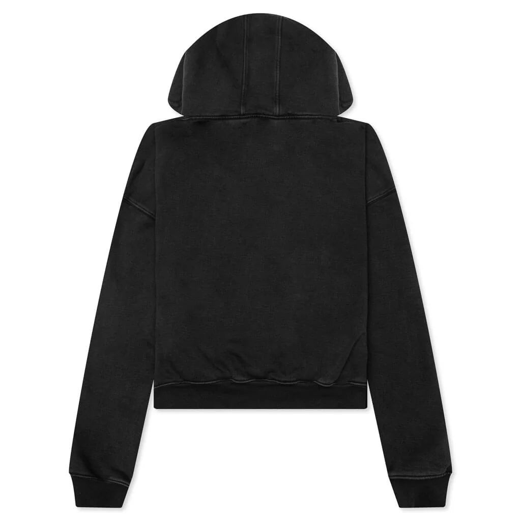 Cropped Desert Valley Hoodie Black