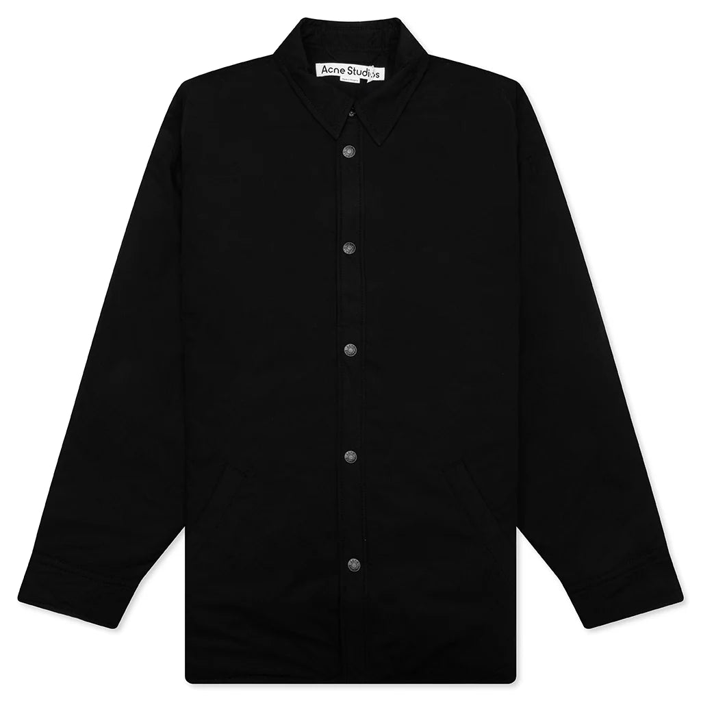 Button Up Jacket Black