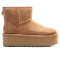 Womens Classic Mini Platform Boot Chestnut