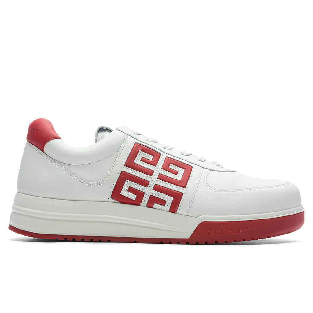 G4 Low Sneakers White Red