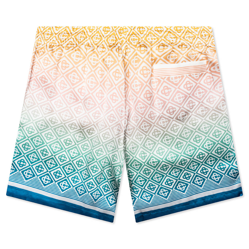 Silk Shorts Diamond Monogram Degrade