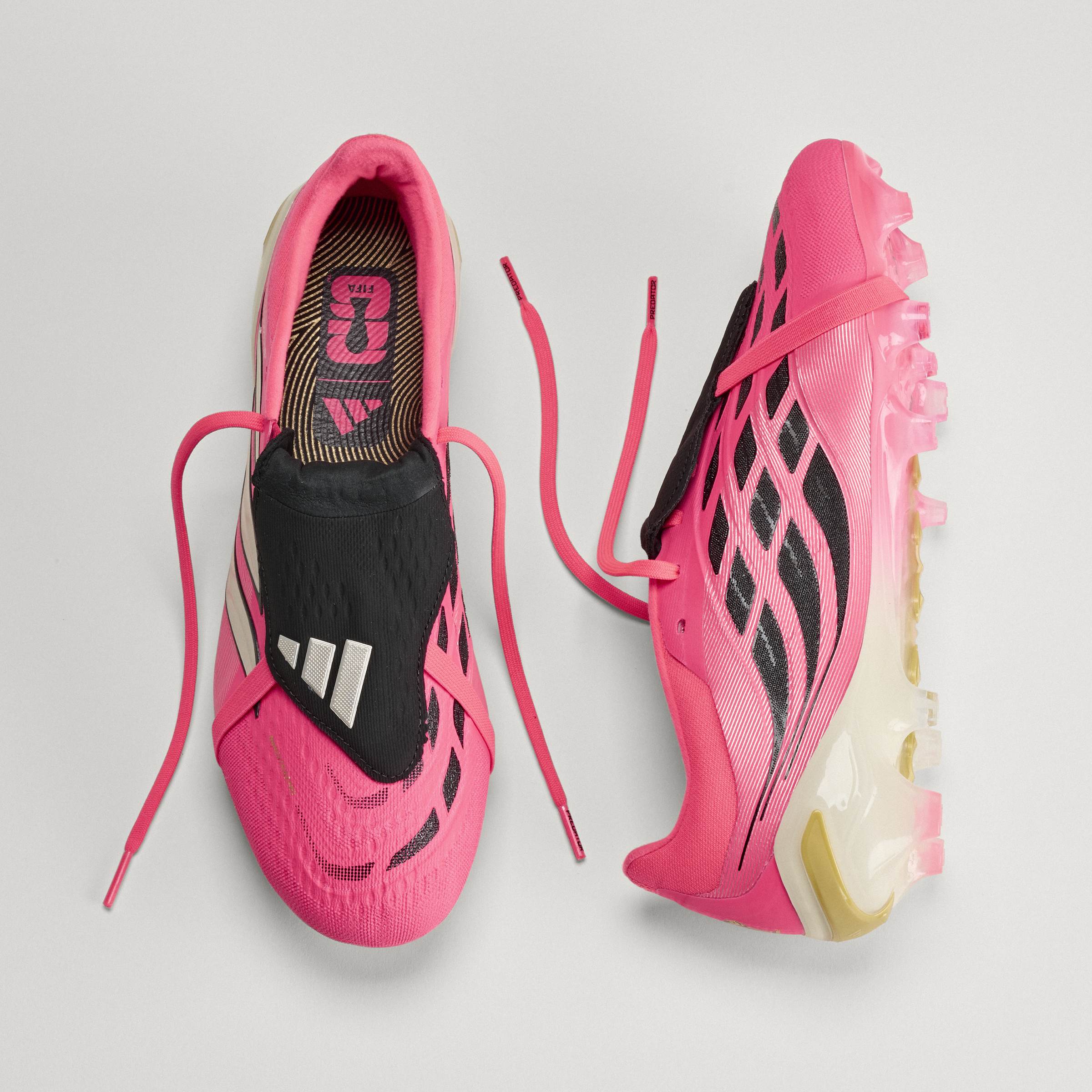 adidas Predator Pro Fold Over Tongue Firm Ground Mens Soccer Cleats Turquesa