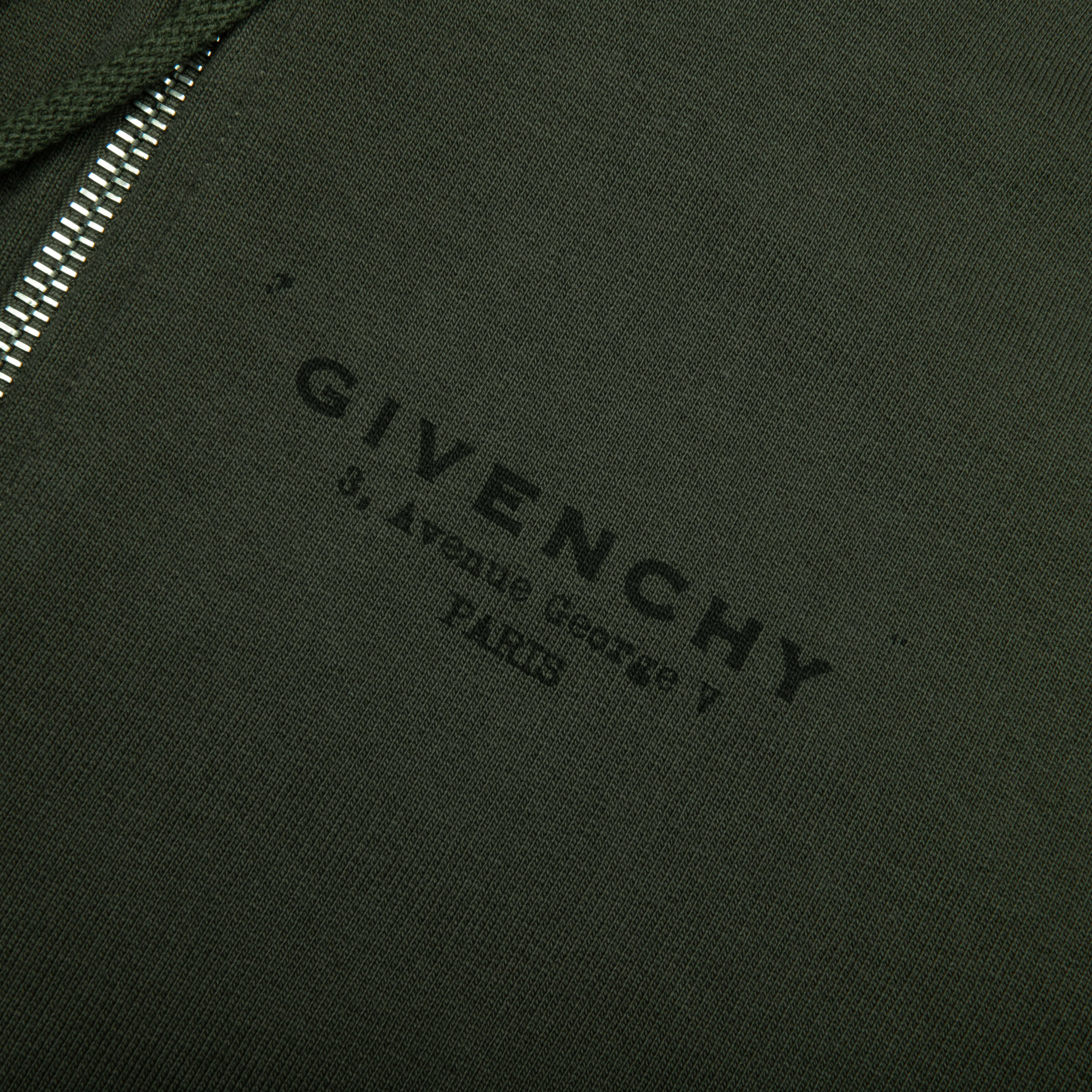 Zipped Hoodie Khaki