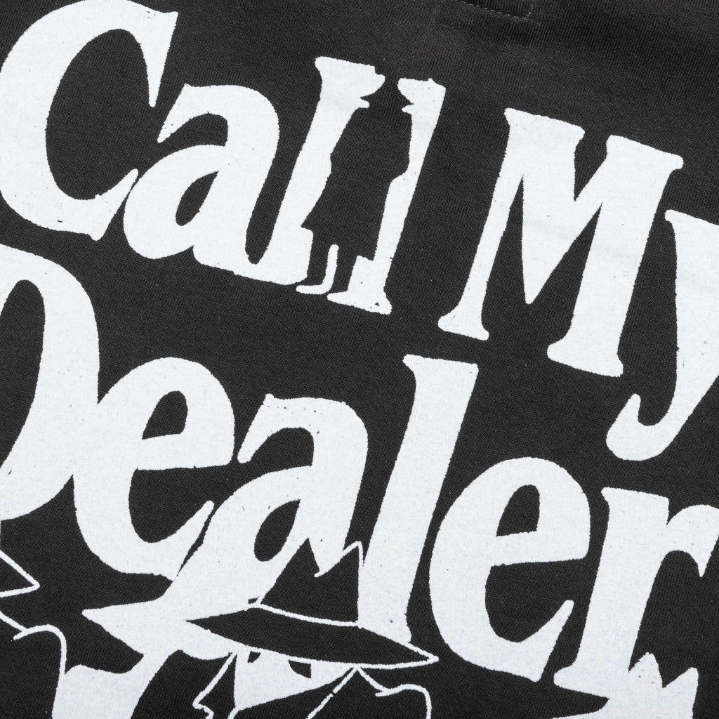 Call My Dealer T Shirt Washed Black