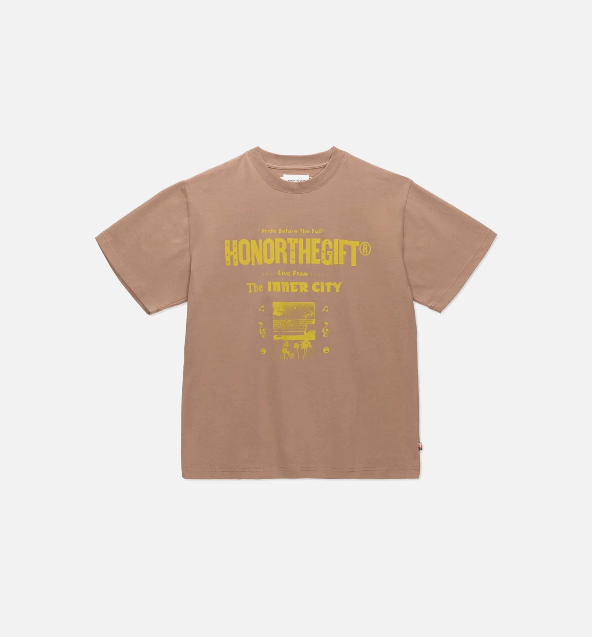 Stereo Tee Mens T Shirt Coyote Brown